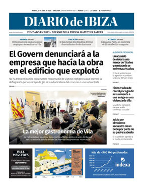 Cover of Diario de Ibiza