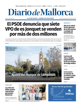 Cover of Diario de Mallorca