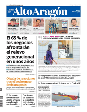 Cover of Diario del Alto Aragon