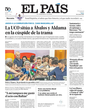 Cover of EL PAIS Euskadi