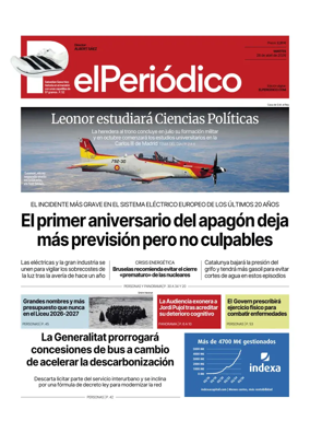 Cover of El Periodico - Castellano