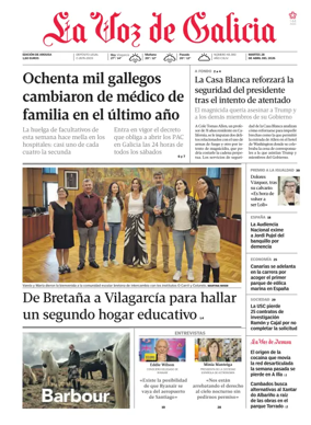 Cover of La Voz de Galicia (Arousa)
