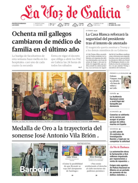 Cover of La Voz de Galicia (Barbanza)