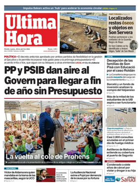 Cover of Ultima Hora