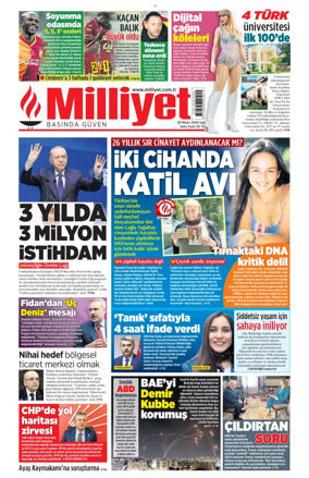 Cover of Milliyet