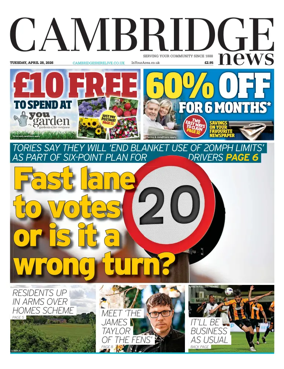 Cover of Cambridge News