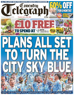 Cover of Coventry Telegraph