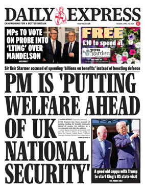 Cover of Daily Express