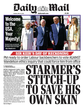 Cover of Daily Mail