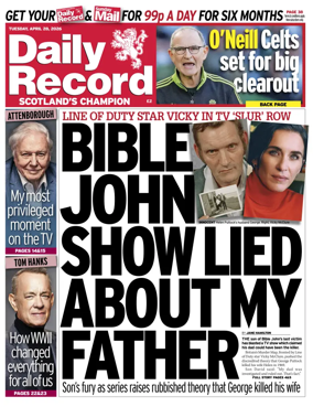 Cover of Daily Record