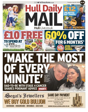 Cover of Hull Daily Mail