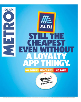 Cover of Metro (UK)