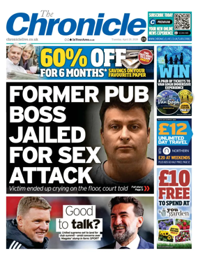 Cover of The Chronicle (South Tyneside and Durham)