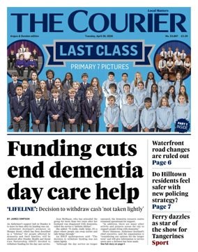 Cover of The Courier & Advertiser (Angus and Dundee)