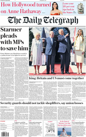 Cover of The Daily Telegraph