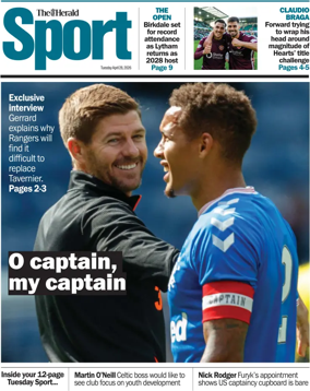 Cover of Herald Sport