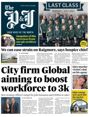 Cover of The Press and Journal (Inverness Highlands and Islands)