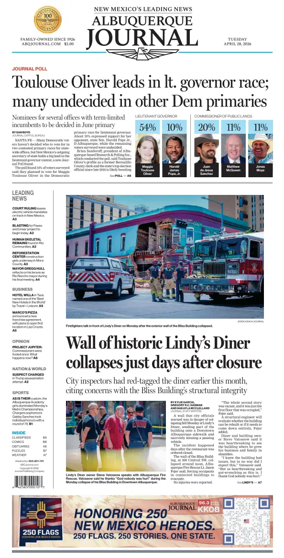 Cover of Albuquerque Journal