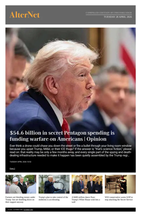 Cover of AlterNet