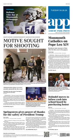 Cover of Asbury Park Press