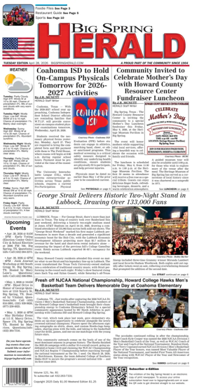 Cover of Big Spring Herald