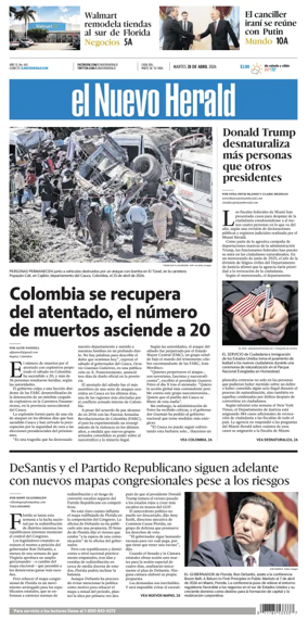 Cover of El Nuevo Herald