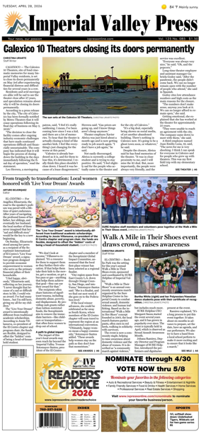 Cover of Imperial Valley Press