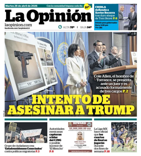 Cover of La Opinion