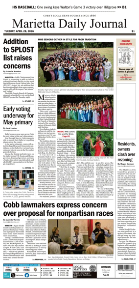 Cover of Marietta Daily Journal