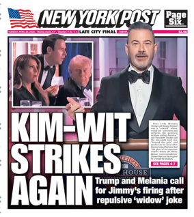Cover of New York Post