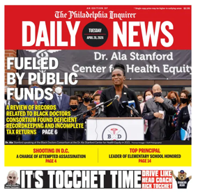 Cover of Philadelphia Daily News