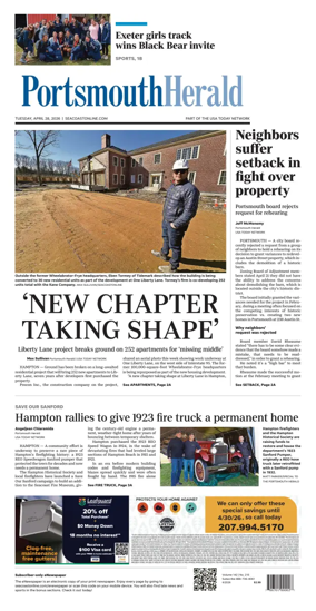 Cover of Portsmouth Herald