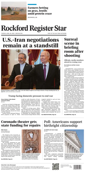 Cover of Rockford Register Star