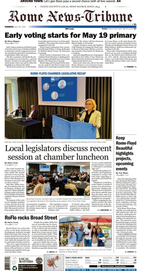 Cover of Rome News-Tribune