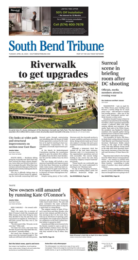Cover of South Bend Tribune