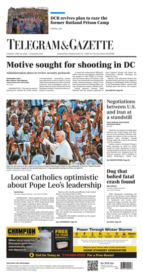 Cover of Telegram & Gazette