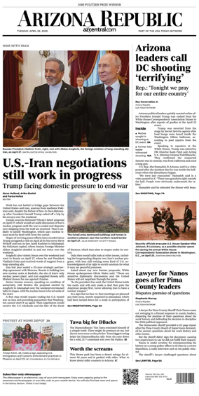 Cover of The Arizona Republic