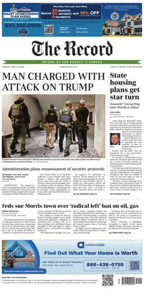 Cover of The Bergen Record
