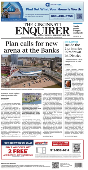 Cover of The Cincinnati Enquirer