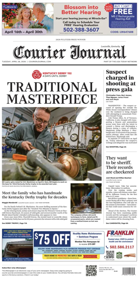 Cover of The Courier-Journal (Louisville)