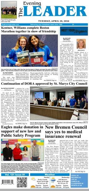Cover of The Evening Leader