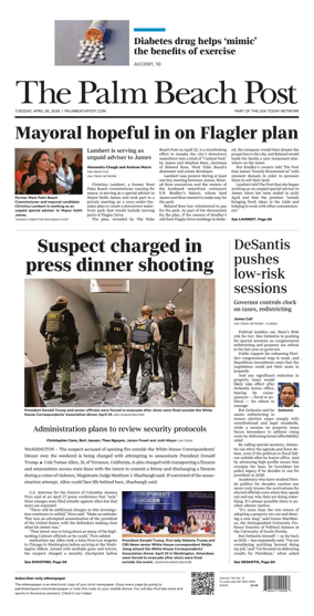 Cover of The Palm Beach Post