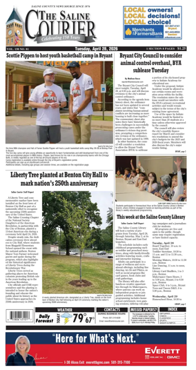 Cover of The Saline Courier