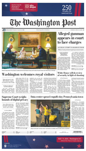 Cover of The Washington Post