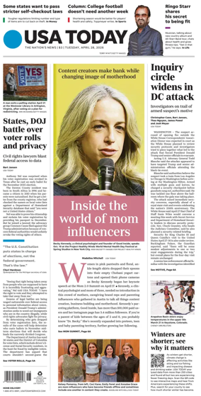 Cover of USA TODAY US Edition