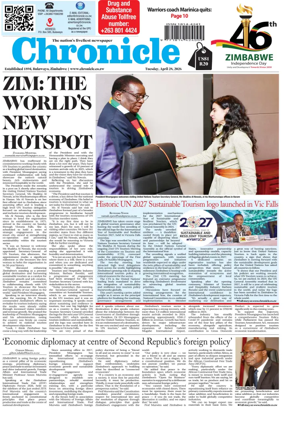 Cover of Chronicle (Zimbabwe)