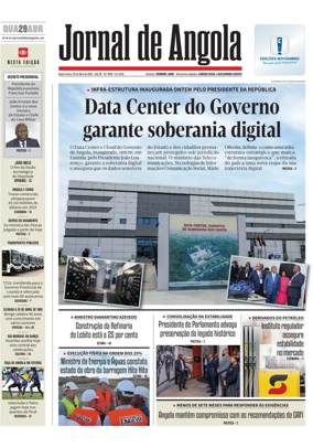 Cover of Jornal de Angola