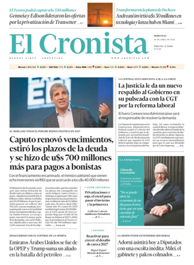 Cover of El Cronista