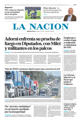 Cover of La Nacion