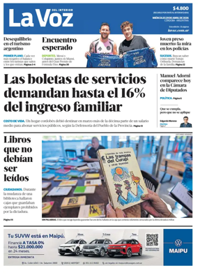 Cover of La Voz del Interior